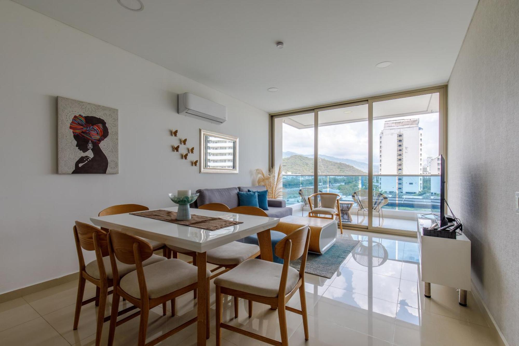 Apartamento Encantador Samaria Club De Playa, 3 Alcobas 6 Personas Playa Privada Santa Marta  Exterior photo